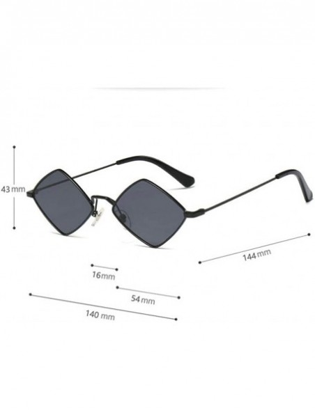Oval Hip-Hop Irregular Metal Small Frame Clear Color Lens Sunglasses - Silver&gray - C818UYO848U $15.34