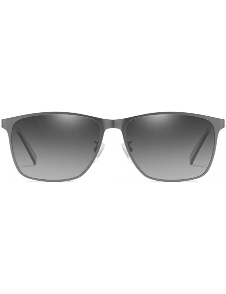 Oval Sunglasses Polarized Antiglare Anti ultraviolet Travelling - Gray - CI18WQY2QNM $23.17