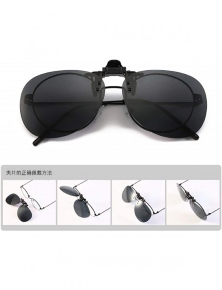 Goggle 2019 Men Women Polarized Clip Sunglasses Driving Night Vision Anti UVA Clips Riding - B - CU199CDQMRZ $36.01