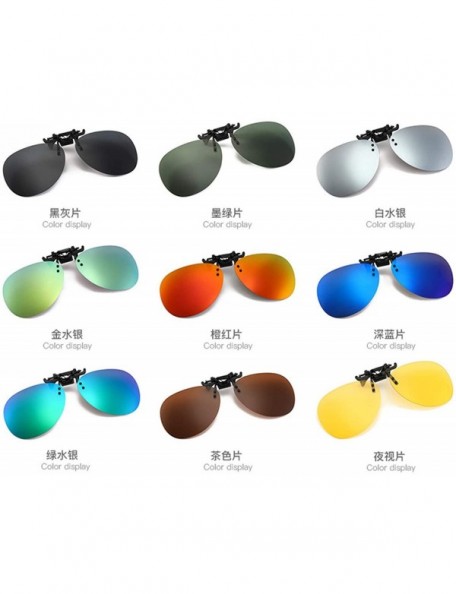 Goggle 2019 Men Women Polarized Clip Sunglasses Driving Night Vision Anti UVA Clips Riding - B - CU199CDQMRZ $36.01