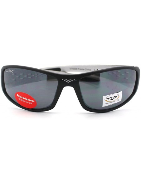 Sport Mens Sports Sunglasses Oval Frame Active Fashion Eyewear - Matte Black - CY11CCKJ23T $10.34