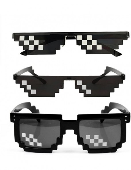 Square Sunglasses Mosaic Glasses Unisex Sunglass - CD18DOMKWDA $14.30
