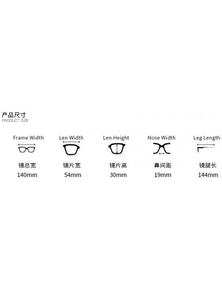 Square New cat glasses small frame light trend retro metal unisex personality sunglasses UV400 - Black - CR18RTEOY4R $15.02