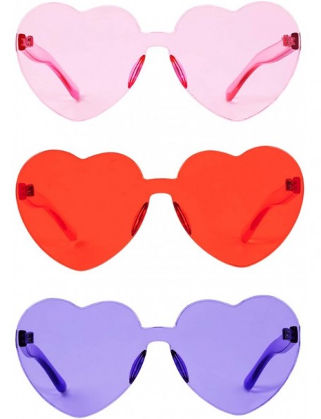 Rimless Rimless Sunglasses Transparent Frameless - C518O5EAUA7 $20.79
