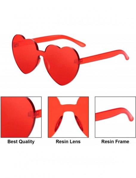 Rimless Rimless Sunglasses Transparent Frameless - C518O5EAUA7 $12.03