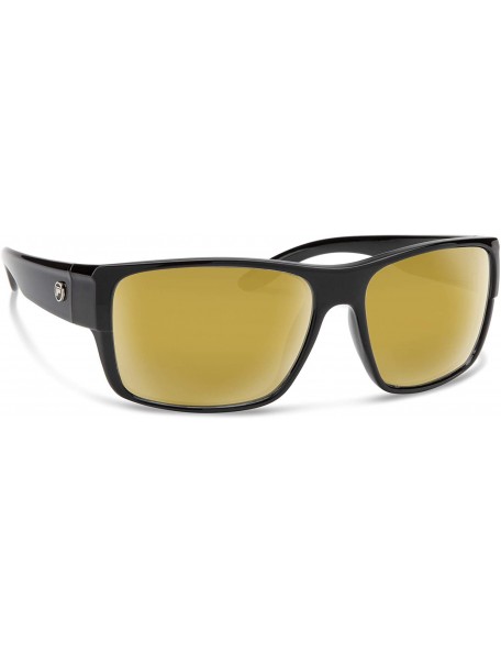 Sport Hunter Polarized Sunglasses - Black / Gold Mirror Polarized - C618R3SDW66 $18.72