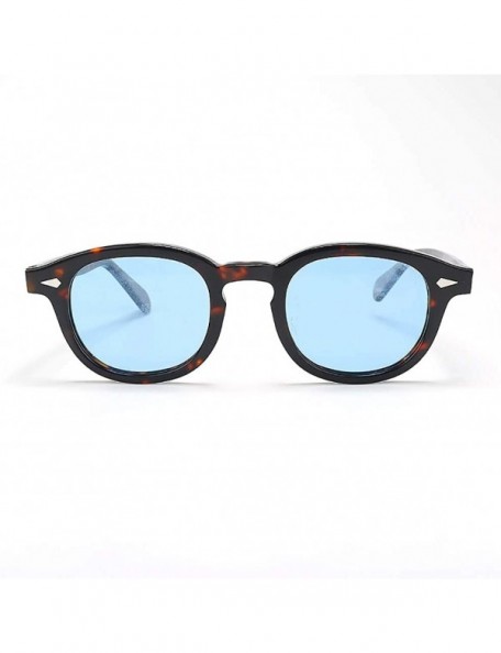 Oval Captain Plastic Sunglasses Fashion Gradation - C1 - CS18ZLG8WGL $30.21