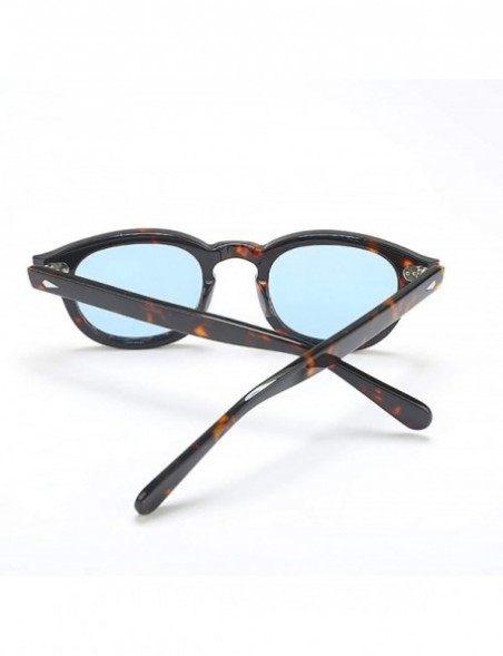 Oval Captain Plastic Sunglasses Fashion Gradation - C1 - CS18ZLG8WGL $30.21