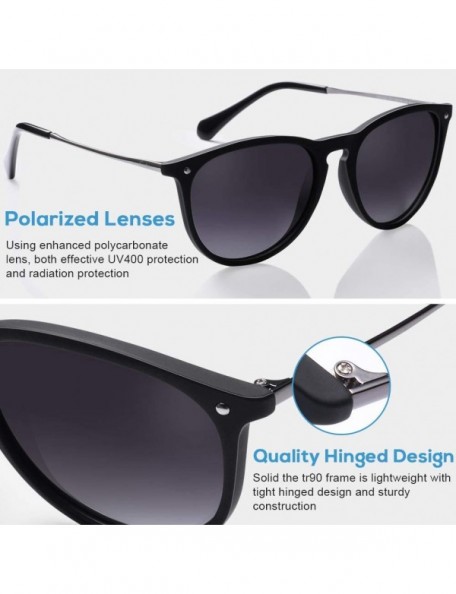 Cat Eye Vintage Polarized Sunglasses for Women UV400 Protection Driving Fishing Hiking Sport Glasses CA5100 - CR12HGXPR5D $21.03