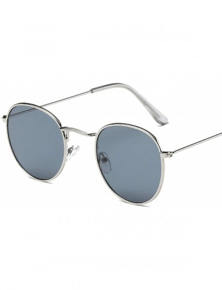 Goggle Classic Metal Women's Sunglasses Summer UV Protection Black Frame Fashion Adult Eyeglasses - 14gold-mercury - CE197Y70...