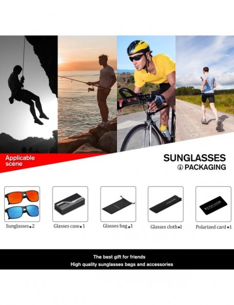 Wayfarer Polarized Square Sunglasses For Men and Women Matte Finish Sun Glasses UV Protection Glasses - CB192TU99IN $17.98