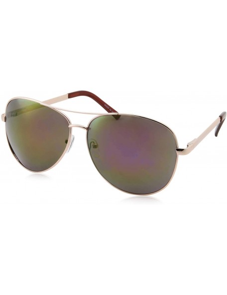 Oversized Trendy Oversized Classic Metal Frame Aviator Sunglasses - CC18KODMCDE $14.09