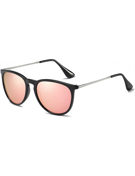 Semi-rimless Unisex HD Polarized Aluminum Sunglasses Vintage Sun Glasses UV400 Protection for Men/Women - D - CS197AYAU0R $13.32
