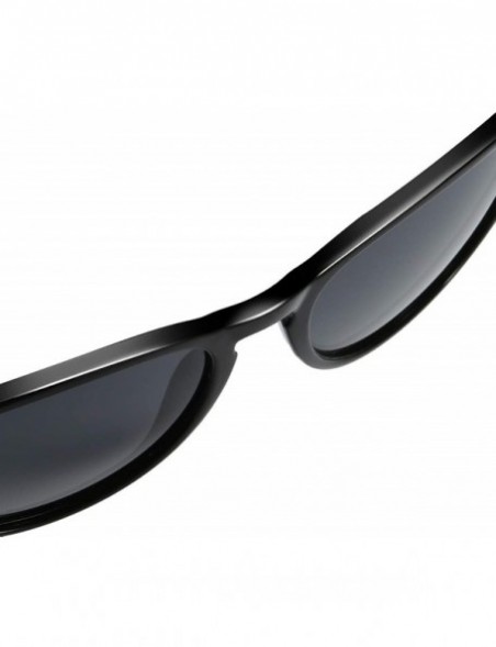 Semi-rimless Unisex HD Polarized Aluminum Sunglasses Vintage Sun Glasses UV400 Protection for Men/Women - D - CS197AYAU0R $13.32