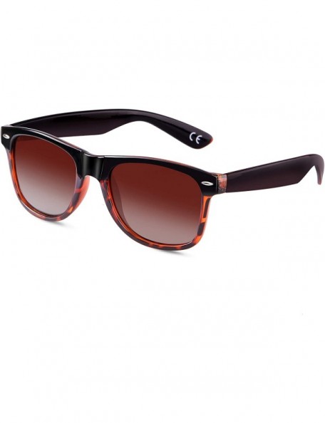 Rimless Polarized Sunglasses for Men Retro - Polarized Retro Sunglasses for Men FD2149 - Black-half Leopard - CZ18KHAWHE5 $23.93