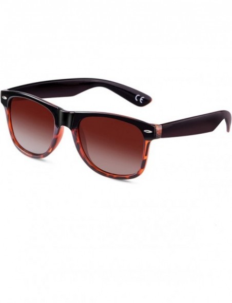 Rimless Polarized Sunglasses for Men Retro - Polarized Retro Sunglasses for Men FD2149 - Black-half Leopard - CZ18KHAWHE5 $22.13