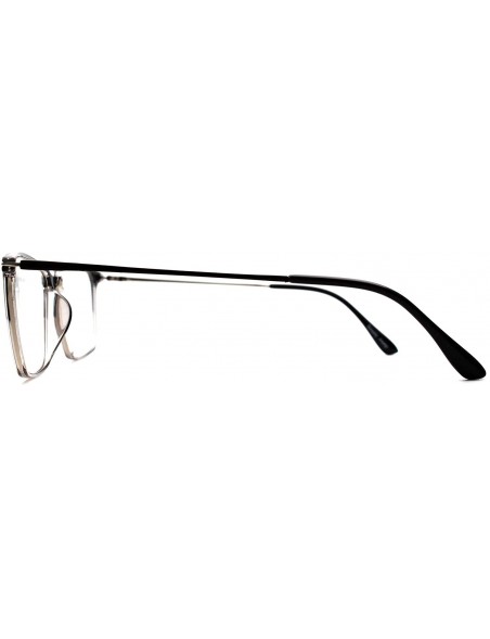 Rectangular Eyeglasses 8116 Classic Rectangular - for Womens-Mens 100% UV PROTECTION - Blacktransparent - CD192TDAZ2I $27.12