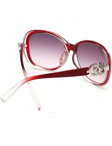 Goggle Fashion UV Protection Glasses Travel Goggles Outdoor Sunglasses - Red - CZ18Q0YI9YQ $14.89