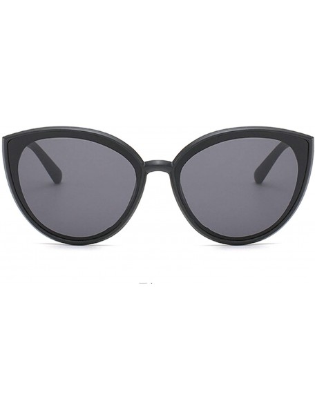 Oversized Vintage Sunglasses for Men or Women PC AC UV 400 Protection Sunglasses - Black Gray B - CJ18SZU9C2C $17.93