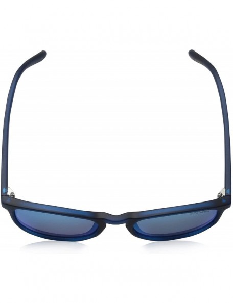 Rectangular unisex-child Pld8016/N Rectangular Sunglasses - Bluetransparent - C4127P97GKH $37.14