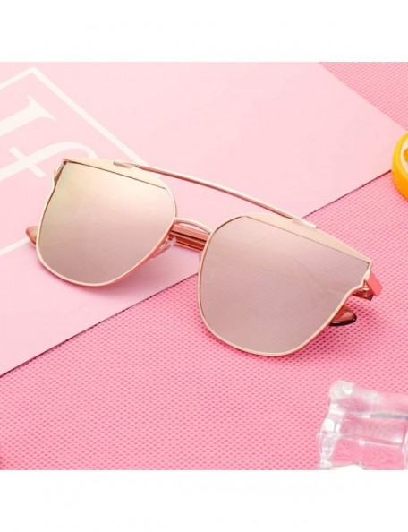 Oval Cateye Women Sunglasses Polarized UV Protection Driving Sun Glasses for Fishing Riding Outdoors - Pink - C818ORHGKED $12.65