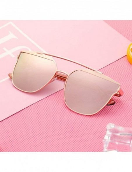 Oval Cateye Women Sunglasses Polarized UV Protection Driving Sun Glasses for Fishing Riding Outdoors - Pink - C818ORHGKED $18.98