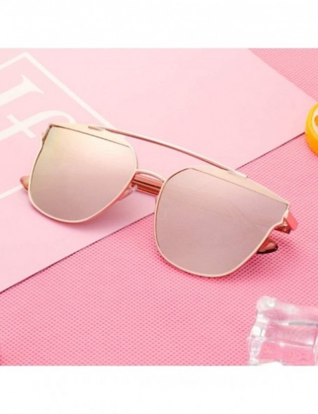 Oval Cateye Women Sunglasses Polarized UV Protection Driving Sun Glasses for Fishing Riding Outdoors - Pink - C818ORHGKED $12.65