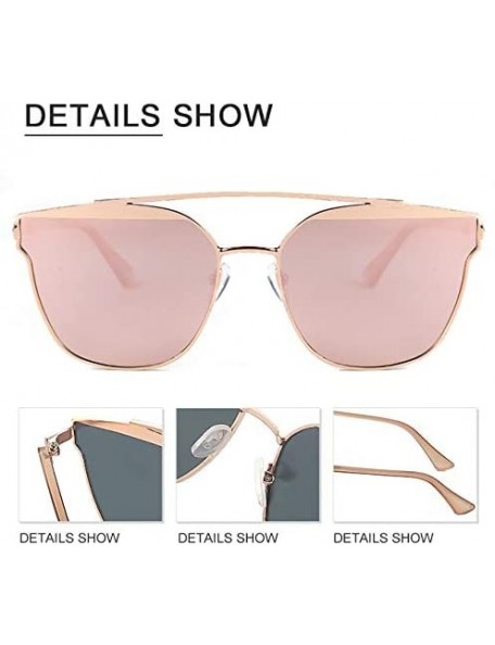 Oval Cateye Women Sunglasses Polarized UV Protection Driving Sun Glasses for Fishing Riding Outdoors - Pink - C818ORHGKED $12.65