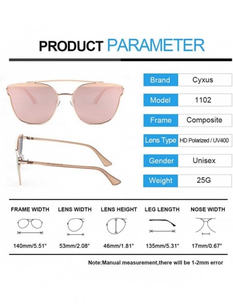 Oval Cateye Women Sunglasses Polarized UV Protection Driving Sun Glasses for Fishing Riding Outdoors - Pink - C818ORHGKED $18.98