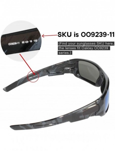 Shield Replacement Lenses for Oakley Crankshaft Sunglasses - Multiple Options Available - C9126NWWQ0R $17.98