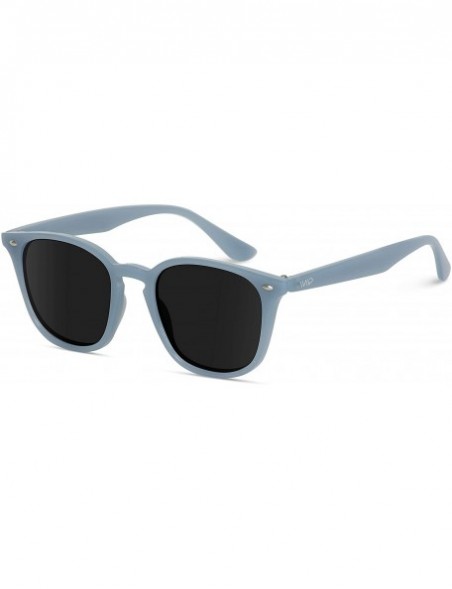 Rimless Mirrored Lens Square Rectangular Modern Sunglasses Men Women - Milky Gray Frame / Black Mirror Lens - CG184XLS36I $15.46