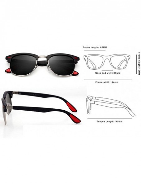 Square 2019 classic retro sunglasses frog mirror unisex myopia polarized 0 to - 6.0 driving polarized glasses - C118QTI6SDT $...