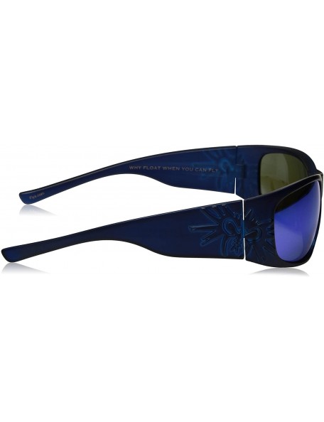 Shield Sonic 2 Floating Polarized Shield Sunglasses - Matte Blue - CF18GN0C590 $40.60