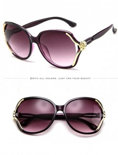 Shield Mens Womens Rose Big Frame Retro Vintage Sunglasses Eyeglasses - G - CP18TLXOX3K $10.25