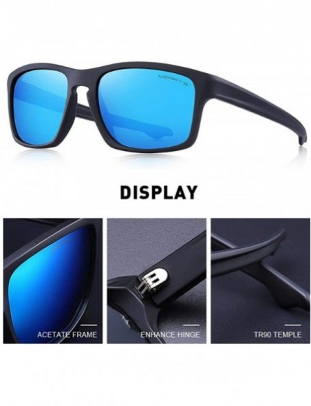 Sport DESIGN Men Classic Polarized Sunglasses Male Sport Fishing Shades C01 Black - C04 Gray - CY18XE0R732 $13.96