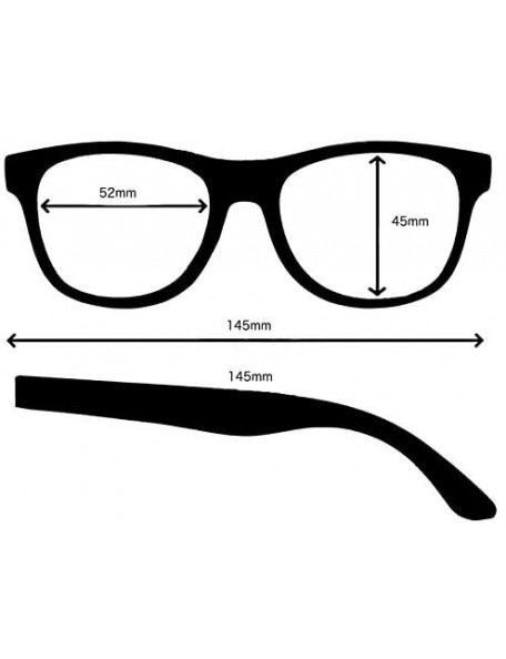 Square Fashion Sunglasses Men Women Polarized UV400 Mirrored Lens Horn Rimmed - Black Frame/ Mirrored Orange-red Lens - CA18Y...
