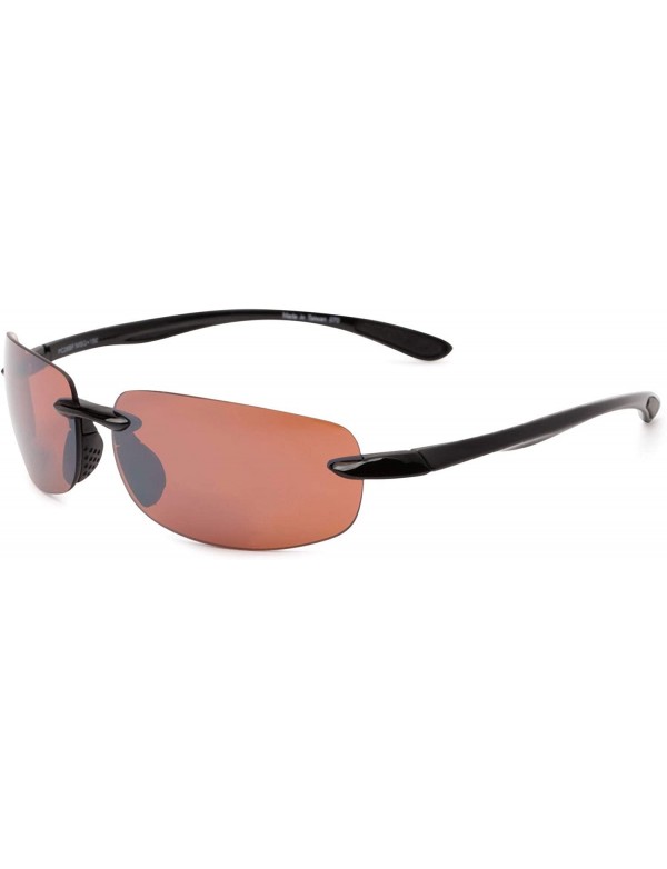 Sport Lovin Maui" Sport Wrap Polarized Sunglasses for Men and Women - Lightweight Frames - CT194RUI2U4 $27.08