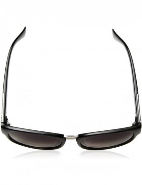 Oval Women's R3193 Rectangular Sunglasses with Metal Bridge & 100% UV Protection - 55 mm - Black - CU129HHB2Z5 $28.89