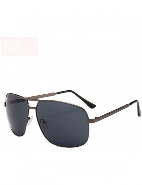 Aviator 2019 Vintage Pilot Sunglasses Women/Men Brand Designer Sun Glasses Black Gray - Black Gray - CA18Y6S2DZO $9.22