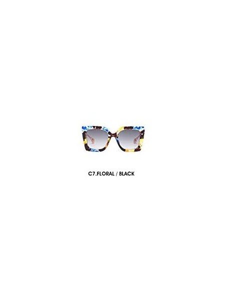 Square designer classic sunglasses protection windproof - Leopard/Tea - C01999SKLY2 $12.46