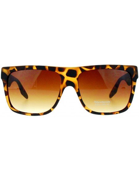 Square Classic Fashion Sunglasses Unisex Square Matte Frame Eyewear UV Protection - Tortoise - C5126E2QY8V $10.43