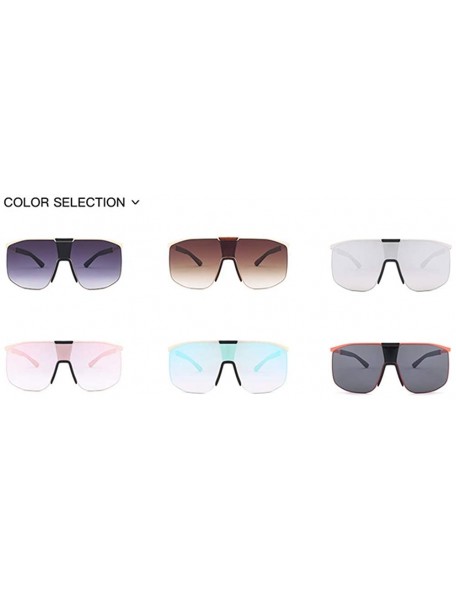 Square Unisex Oversized Square Sunglasses for Women Men UV Protection Fashion Large Frame Stylish Inspired 18418 - C1 - CK198...