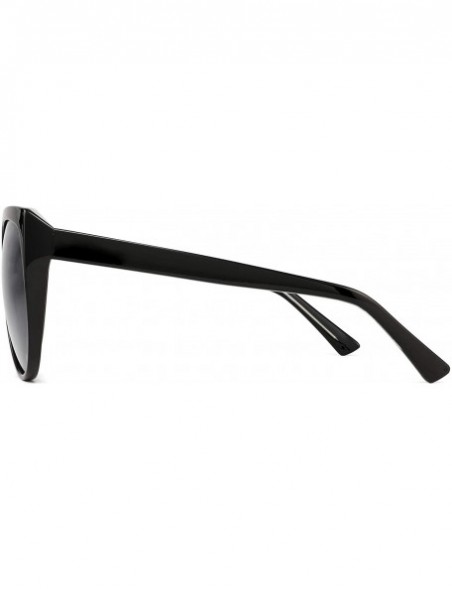 Square Oversized Polarized Sunglasses for Women Designer Gradient Shades UV400 - CE18QQZN277 $11.20