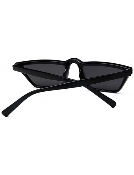 Rimless Vintage Small Square Shade Sunglasses Women Eyewear Plastic Frame - White - C418DHE0RW6 $6.44