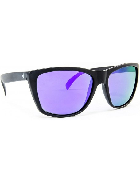 Oval Premium Polarized - Mirror lens - Lightweight and Durable Frames - Matte Black - CH18T9ZYIQC $30.11