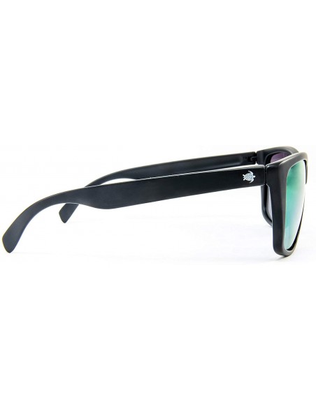 Oval Premium Polarized - Mirror lens - Lightweight and Durable Frames - Matte Black - CH18T9ZYIQC $30.11