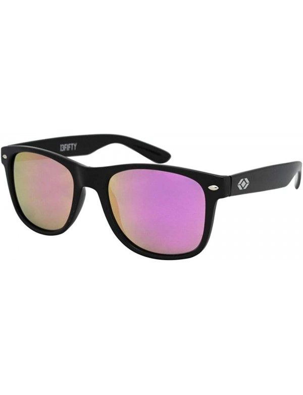 Rectangular Louisville Polarized Retro Men's & Women's Sunglasses - Pink - CS180L762HW $19.23