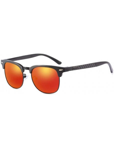 Aviator Men's Polarized Sunglasses All-Aluminum-Magnesium Sunglasses Classic Driver's Sunglasses - B - CC18QTEMXGM $38.63