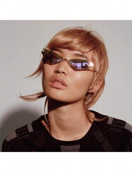 Butterfly Fashion Polarized Sunglasses - REYO Vintage Retro Unisex Irregular Shape Sunglasses Eyewear For Men/Women - A - CU1...