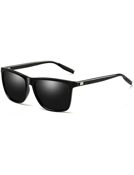 Goggle Men's Myopic Polarized Sunglasses Driving Black Frame UV Protection Nearsighted Glasses - C718XXDERDN $30.34